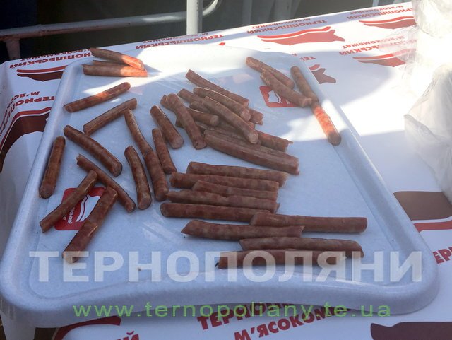 Рекордная колбаса_Тернополь