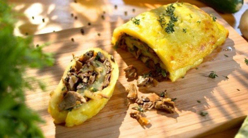 Картофельный рулет