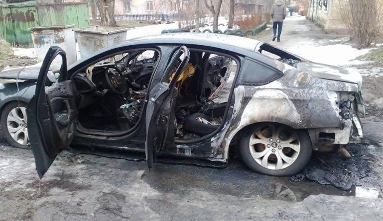 пожар авто_Каменское