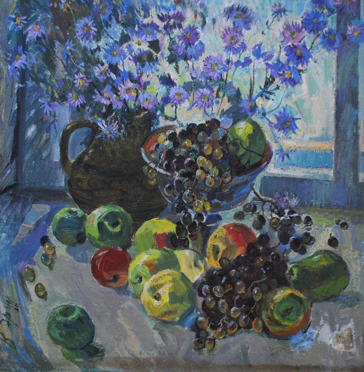 Натюрморт.-1985