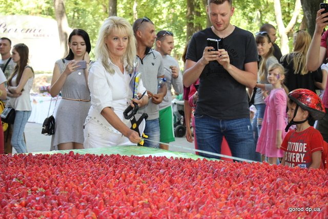 панно из клубники