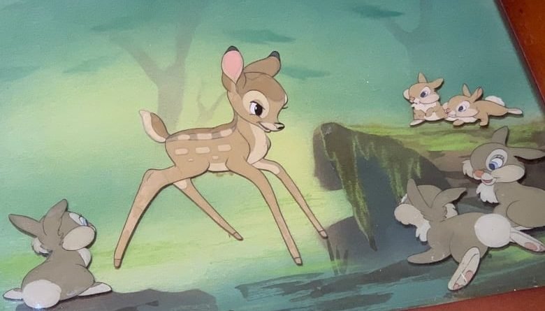 раритетный рисунок Disney