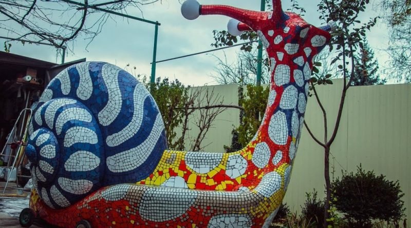 скамейка-улитка