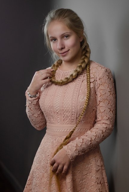 Олена Корзенюк_найдовше волосся