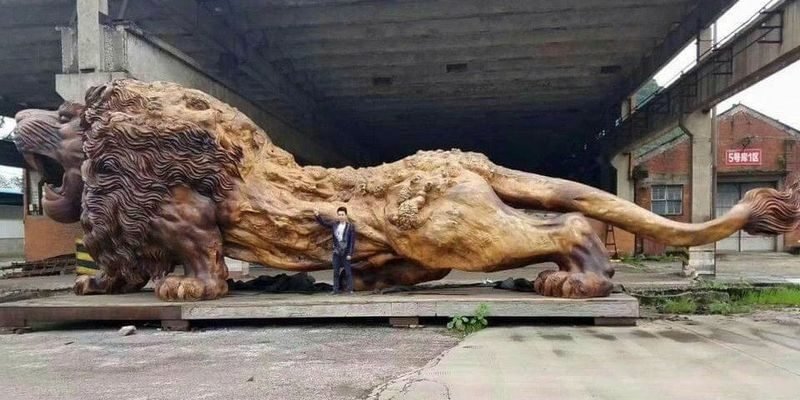 скульптуры из дерева