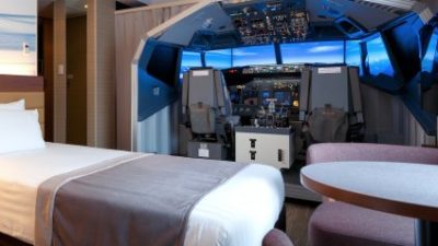 Авіасимулятор у готельному номері