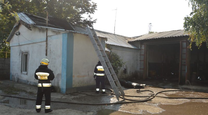 пожар Водоканал