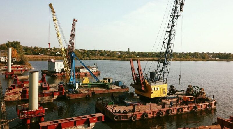 разрушенный мост_река Чертомлык