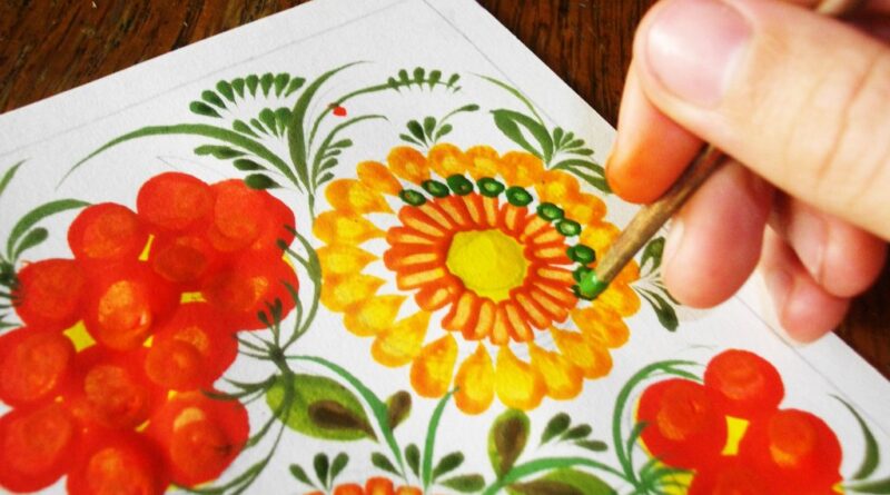 петриковская роспись