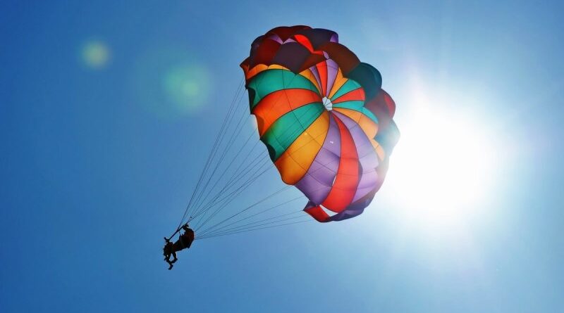прыжок с парашютом