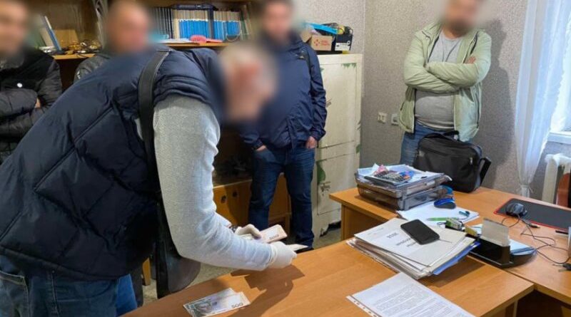 задержан на взятке_Днепропетровская область